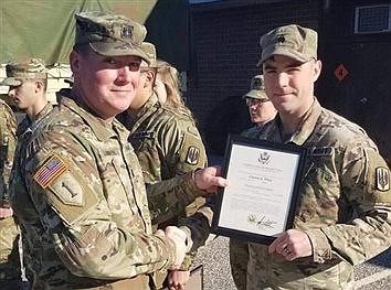 Local soldier promoted at Fort Bragg