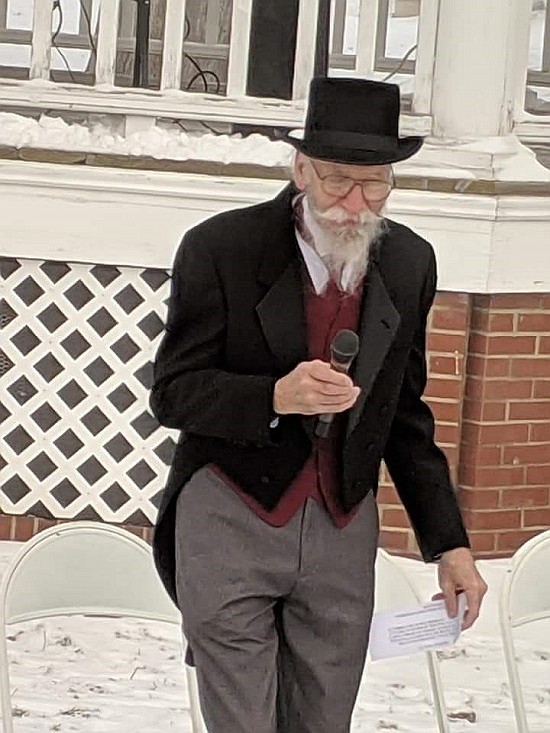 Photos from the 2019 Groundhog Day celebration on the Hope Town Square. Submitted photos