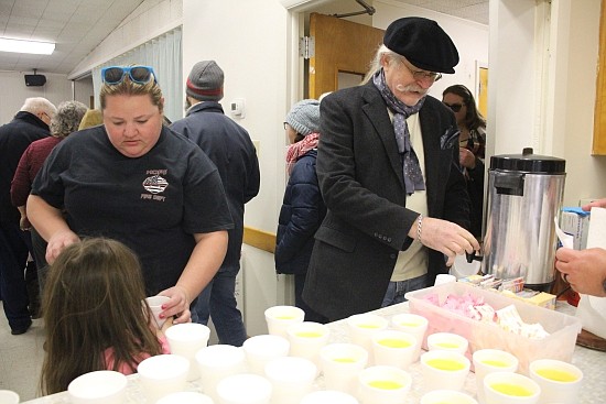 Hope United Methodist Church hosted a community pancake breakfast by Hope Volunteer Fire Department, following the Groundhog Day festivities on Sunday, Feb. 2nd, 2020.