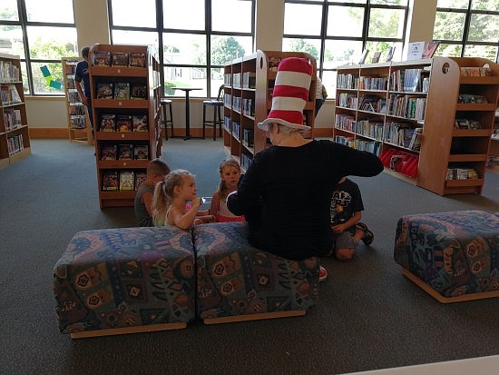 The Hope branch of the Bartholomew County Public Library held a "Libraries Rock!" Summer Celebration on the Hope Town Square Tuesday, June 5th. Photos courtesy of Bartholomew County Public Library