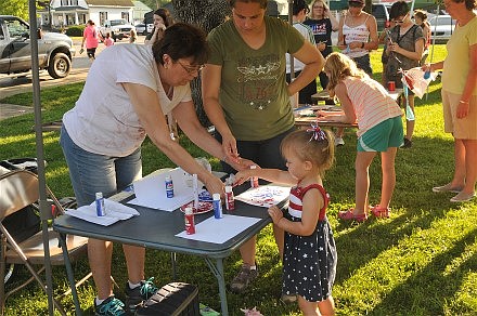 Scenes for the Friday Old-Fashioned Independence Day festivities on Friday, June 29th. The annual event is organized by the Yellow Trail Museum. Photo courtesy of Arnold Ellison.