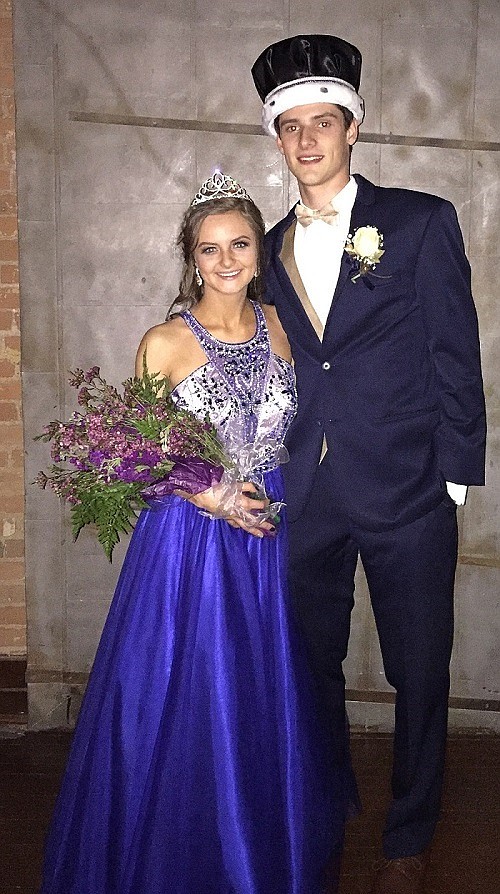 Caleb Orlich and Megan Swinford were chosen as 2018 Prom King and Queen.