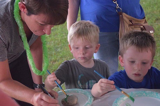 The Student's Fund of Hope held a Movie Night on the Hope Town Square, Friday, Sept. 14th and raised more than $3,800 to assist community students and their families. Photo courtesy of Students' Fund of Hope.