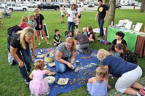 The Student's Fund of Hope held a Movie Night on the Hope Town Square, Friday, Sept. 14th and raised more than $3,800 to assist community students and their families. Photo courtesy of Students' Fund of Hope.