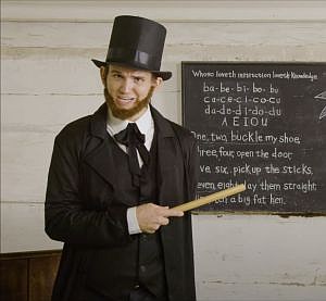 Daniel Anderson as Abe Lincoln. Photo credit: Submitted.