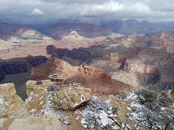 View from the Grand Canyon while visiting in March 2025. Photo credit: Todd Grimes.