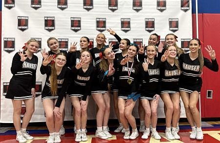 The Hauser Jets cheerleaders would like to thank our loud and proud fan section for cheering with and for us on Saturday, February 28, 2026, at the MHC Cheer Competition. Go, Jets! Photo credit: Kyle Shipp