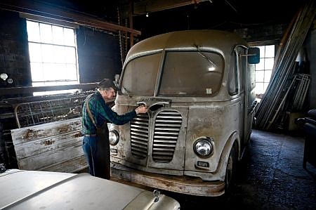 Morris "Buddy" Michael at the Michael Farm Shop. Photo credit: Steve Kremer